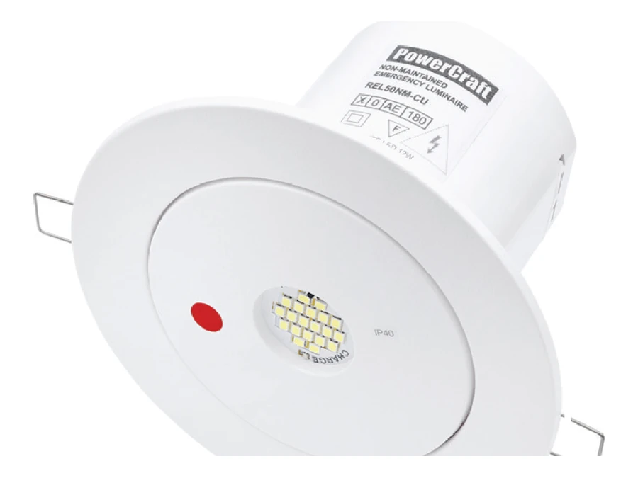 REL50NM-CU Compact Recess LED Emergency Luminaire REL50NM-CU