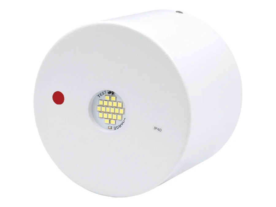 REL50NM-CY Surface Mount Cylindrical LED Emergency Luminaire REL50NM-CY
