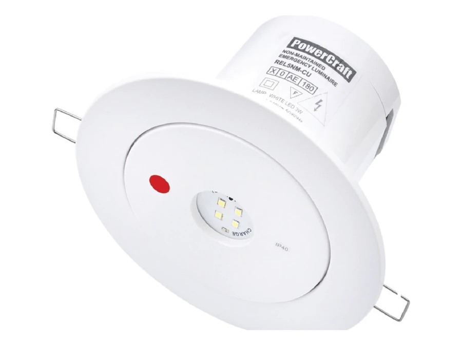 REL5NM-CU Compact Recess LED Emergency Luminaire REL5NM-CU