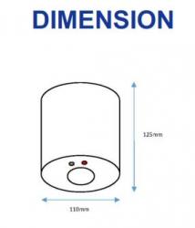 Samcom - EHS 109-LED-CLD - Emergency Downlights (Surface mount)2