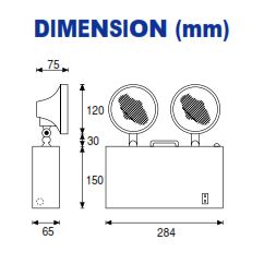 Samcom - ETL 208 - LED - Emergency Halogency (Mickey Mouse)2